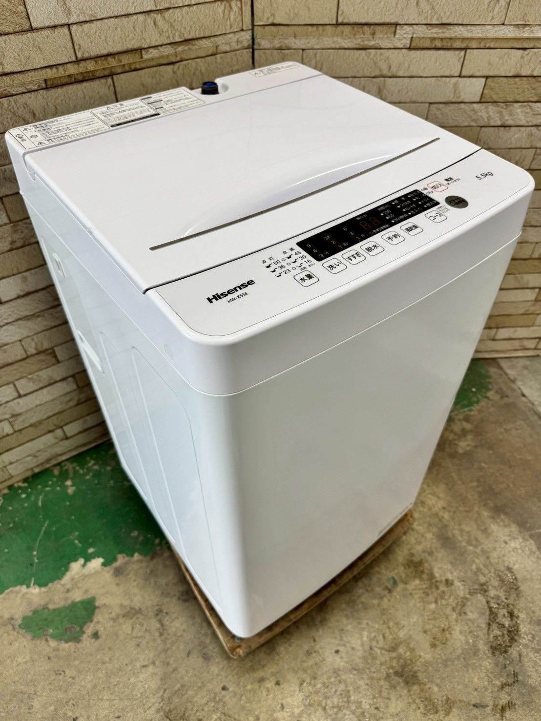 大阪送料無料☆3か月保障付き☆洗濯機☆ハイセンス☆5.5kg☆2021年☆HW 