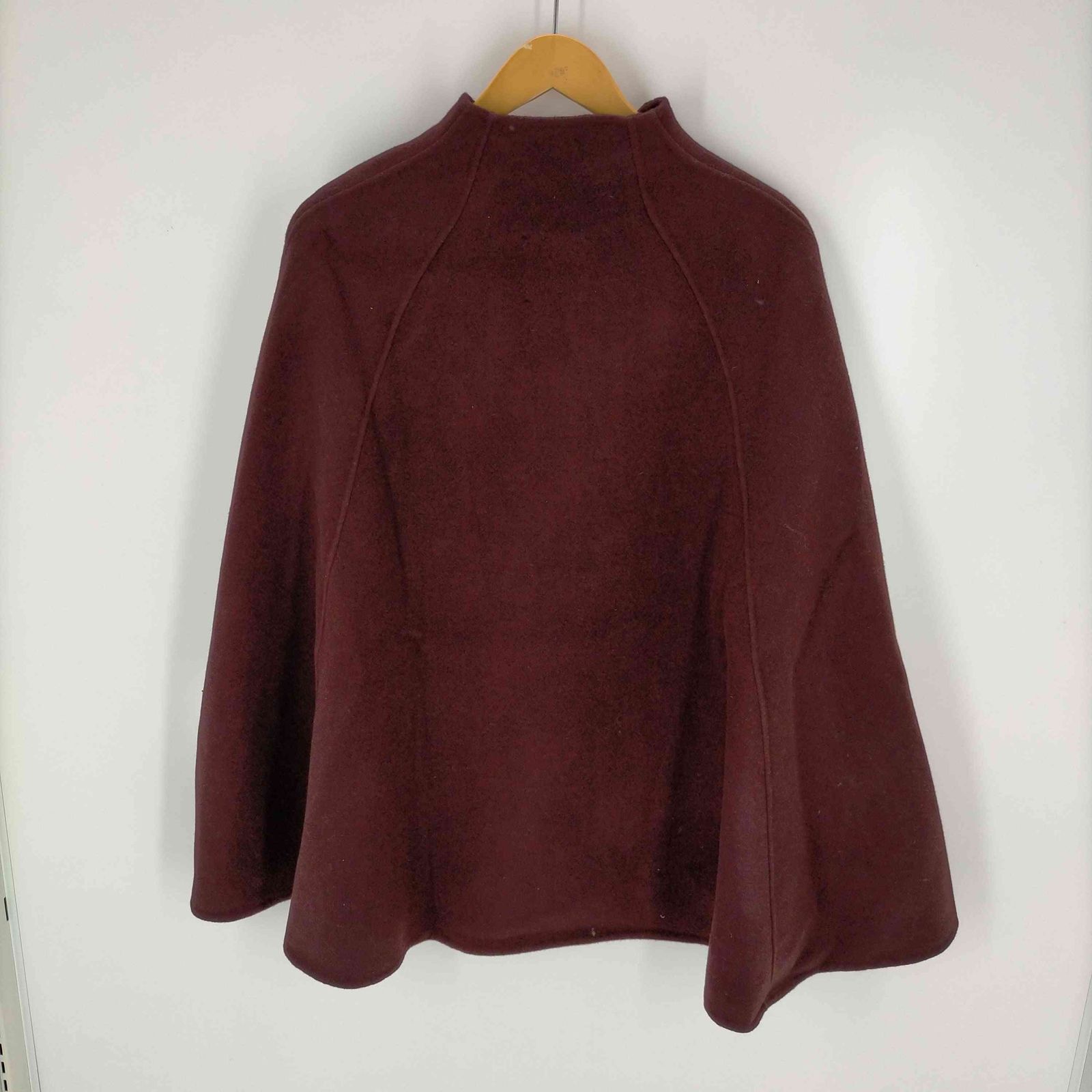 アニュアンス anuans 23AW ウールリバーケープコート Super140