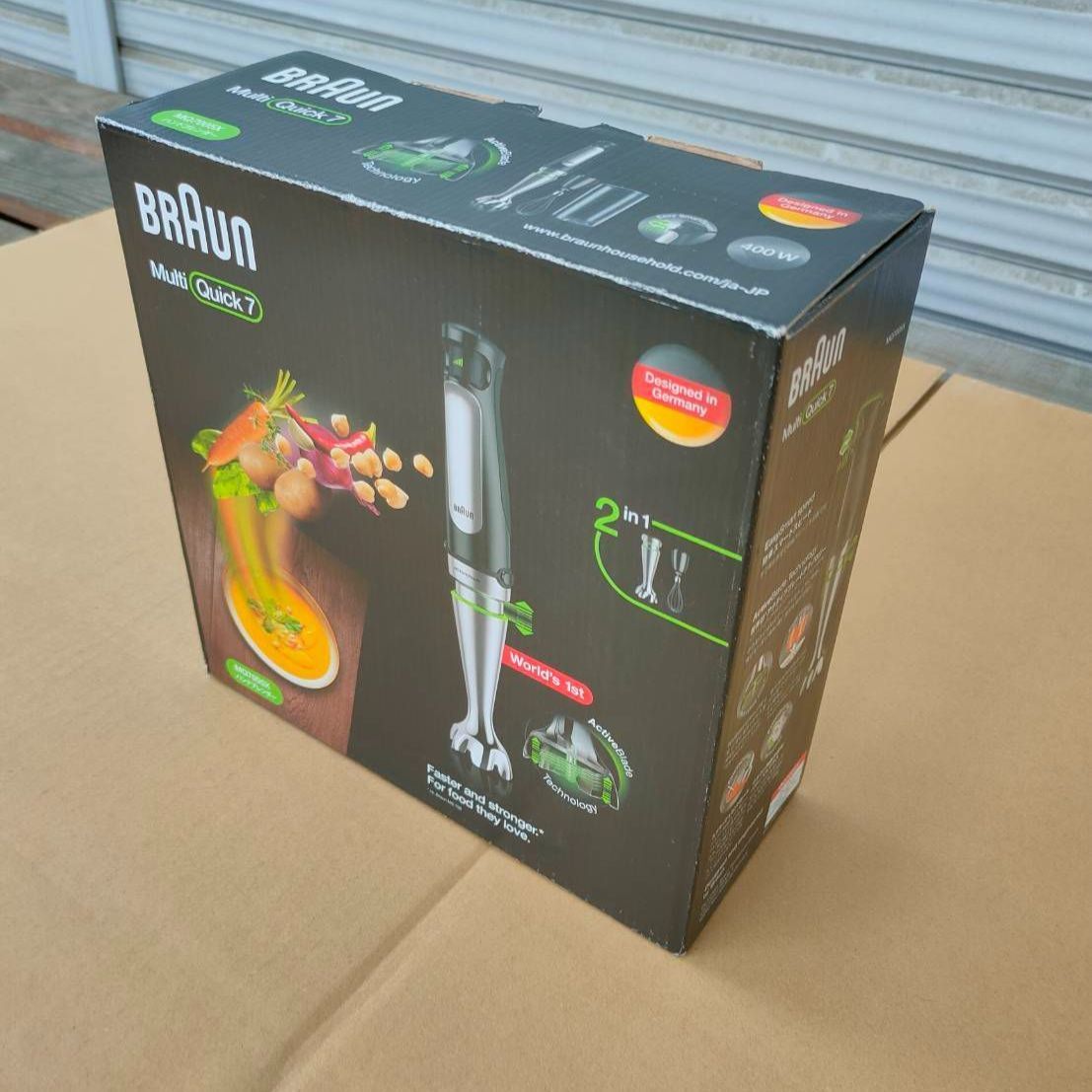 未拆封 BRAUN ハンドブレンダー MultiQuick 7 MQ7005X