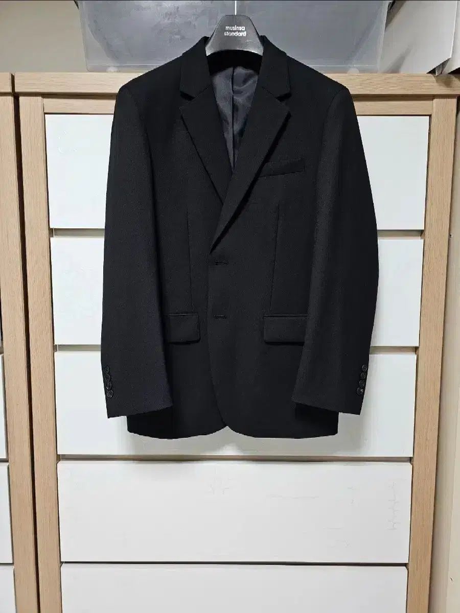 ムシンサ ムタンダード リラックスド ベーシック ウール スーツ セットアップ L 31