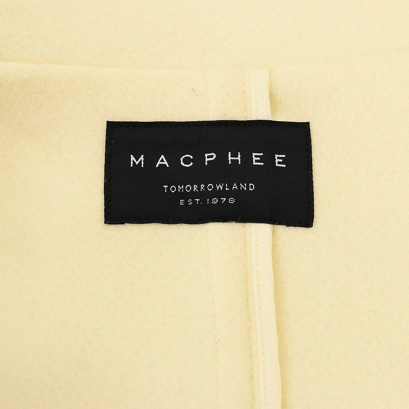 マカフィー MACPHEE トゥモローランド ショートダッフルコート