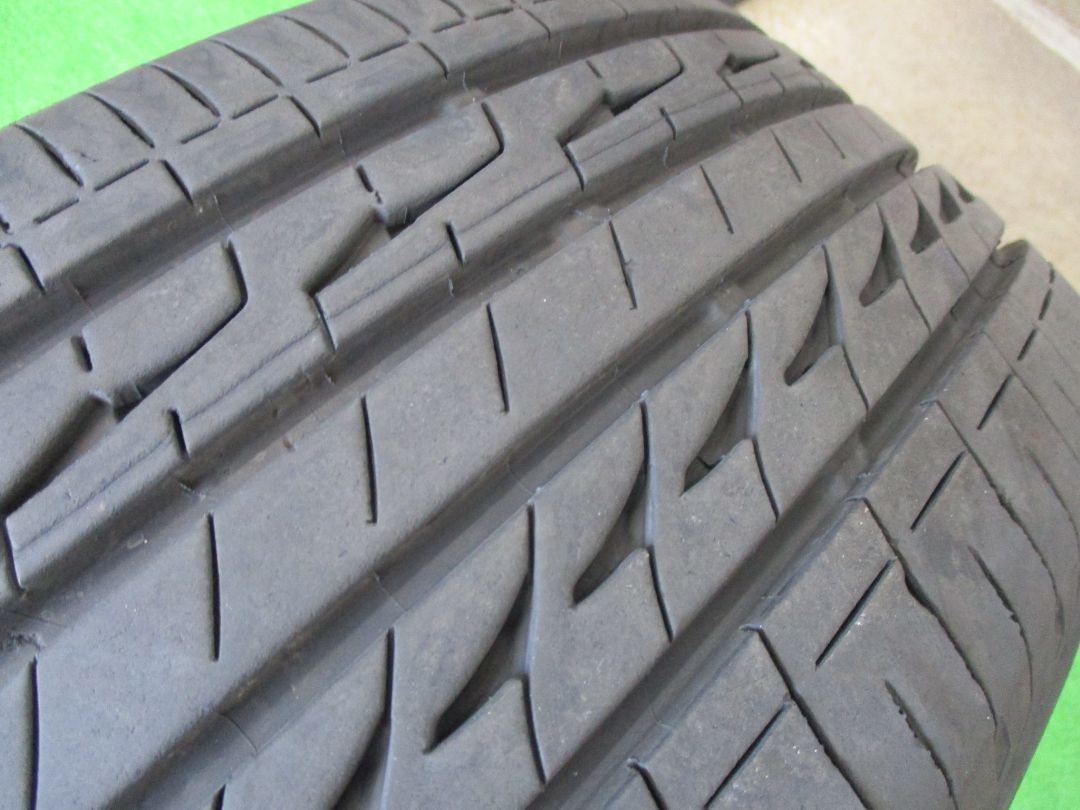 １７インチ中古セット　215/55R17　ブリヂストン　レグノGR-XII　7-17　5H114.3　+55　ビックウエイ　T.R.G　ヴェゼル　 オデッセイ等に♪　【大和店・ｍ186】