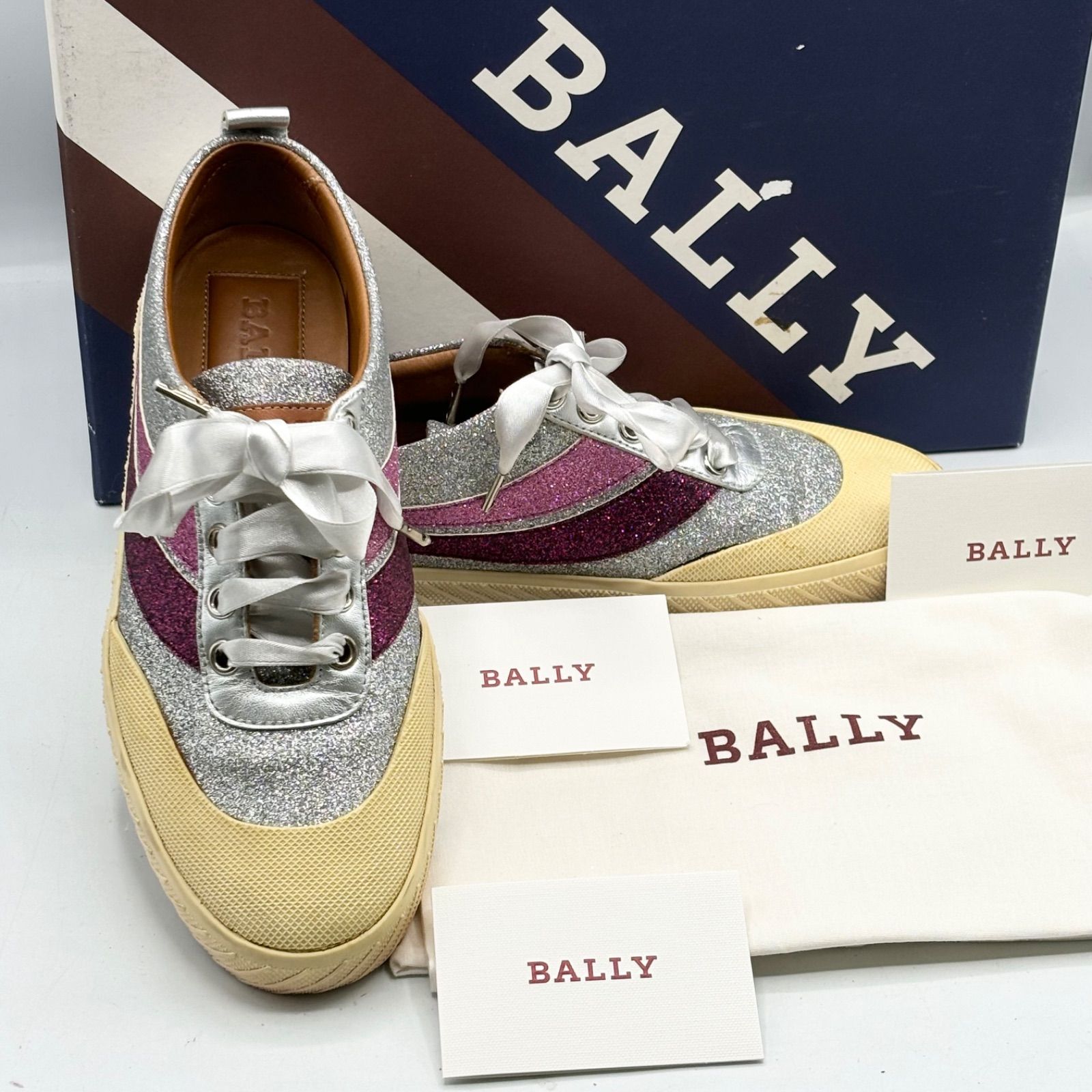 美品】BALLY バリー SHENNON T 68 シェノン グリッター ローカット 