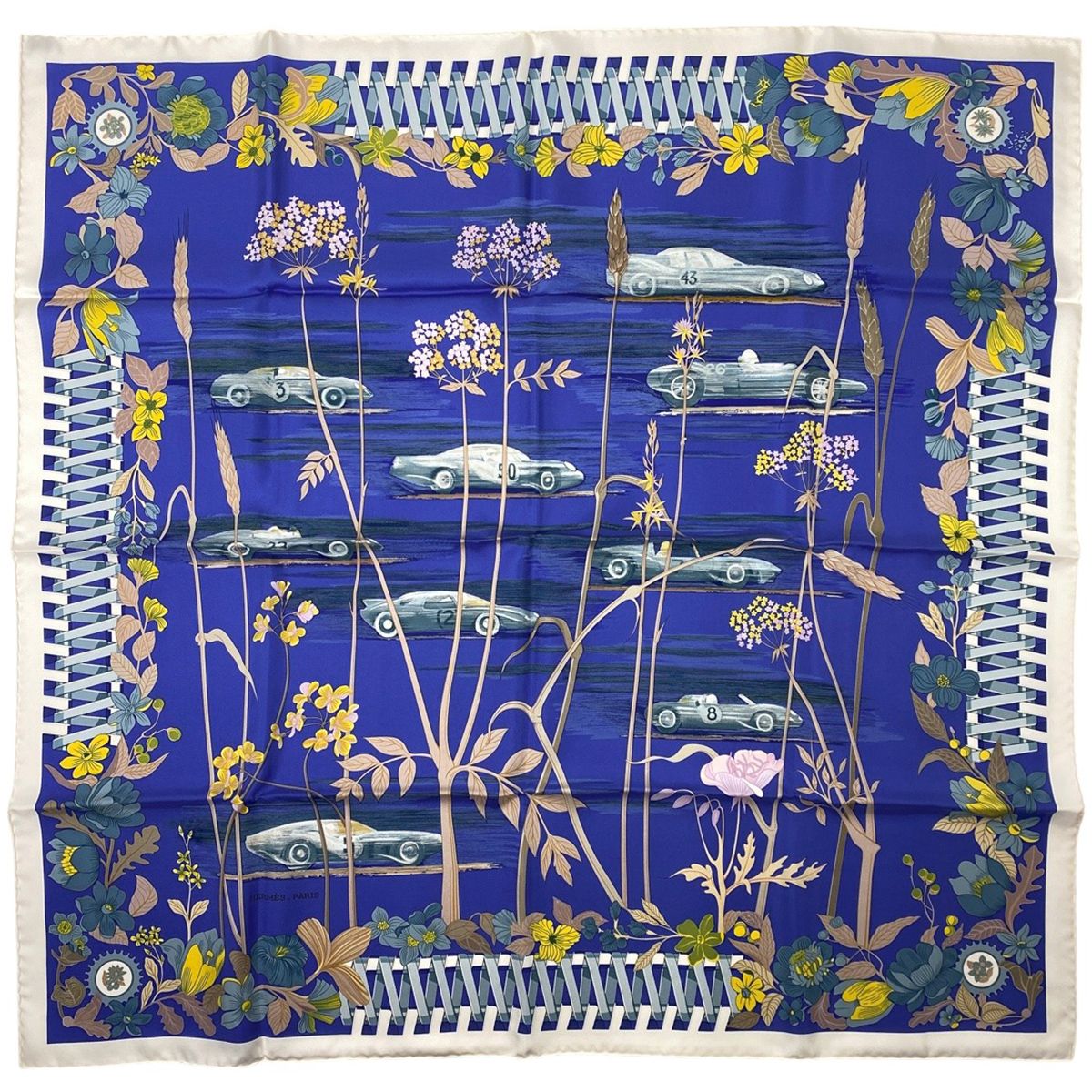 エルメス HERMES カレ 90 LES BOLIDES RACE CARS レースカー