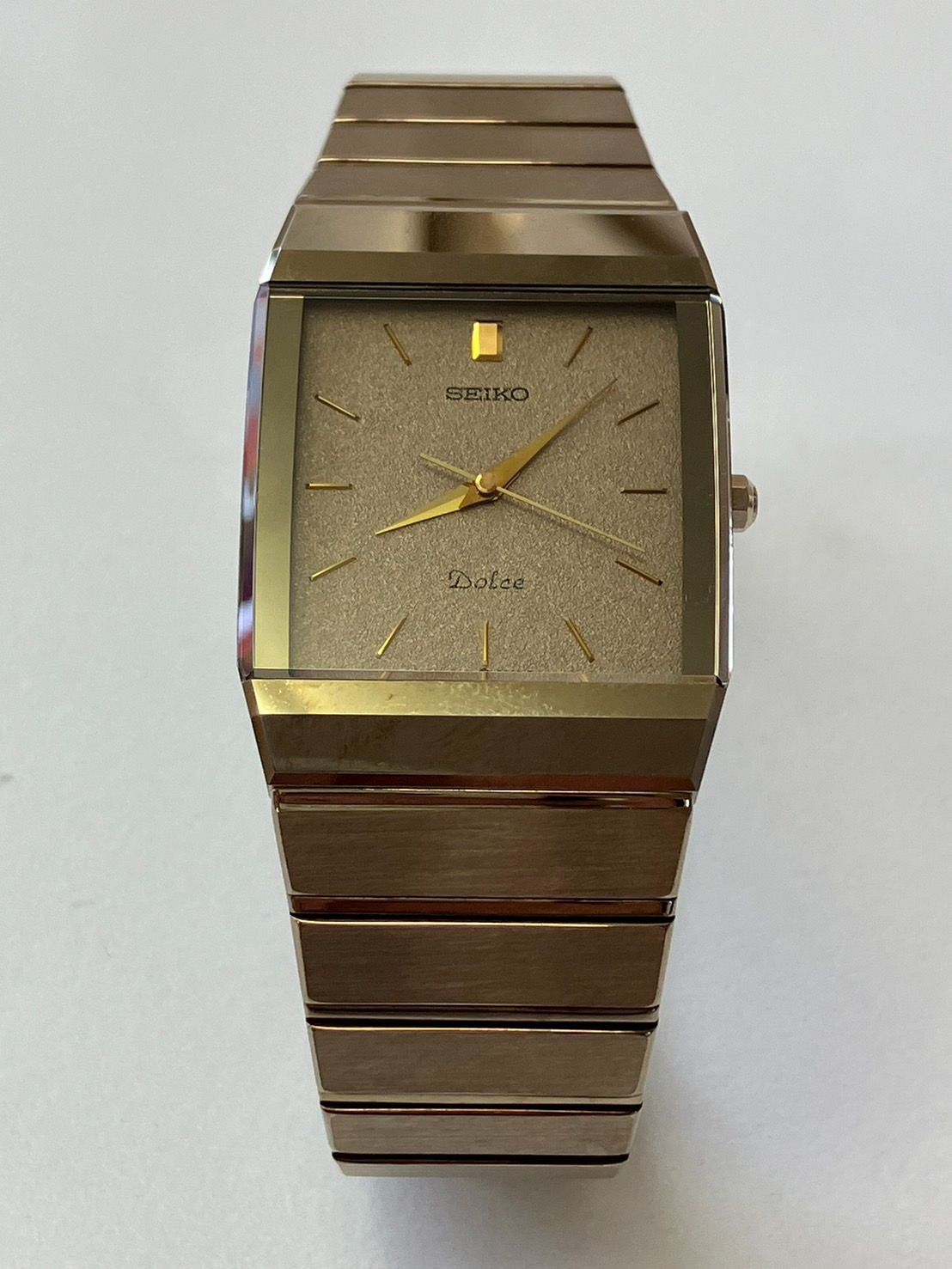SEIKO DOLCE 9531-5060 レトロ　ゴールド　スクエア　腕時計 中古品】 可動 SEIKO DOLCE 9531-5060 セイコー ドルチェ レトロ