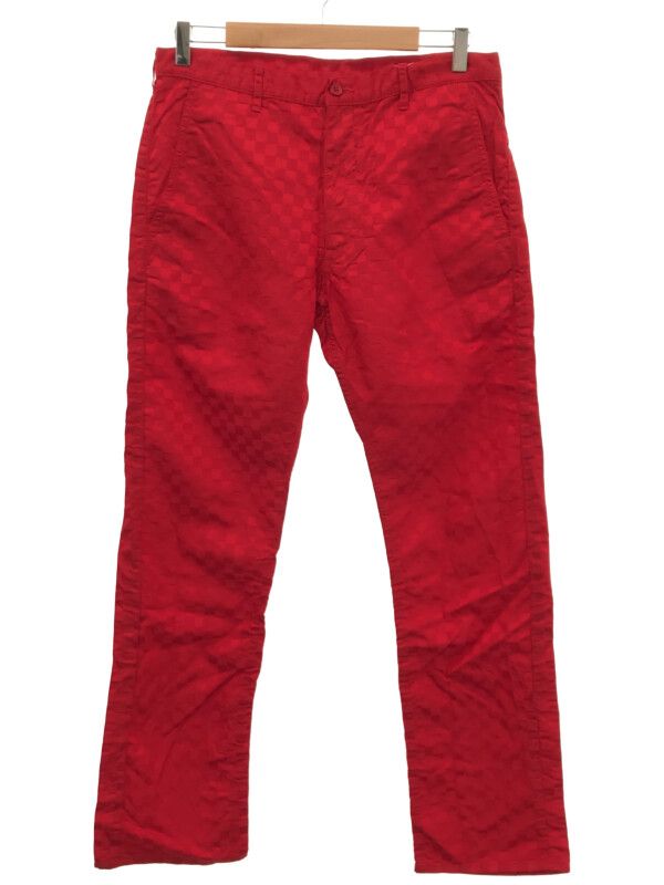 COMME des GARCONS HOMME PLUS / 06SS/ナイロンチェッカースラックスパンツ/SS/ナイロン/ホワイト/チェック/PQ-P052/AD2005 COMME des GARCONS HOMME PLUS コム デギャルソンオムプリュス 2006SS