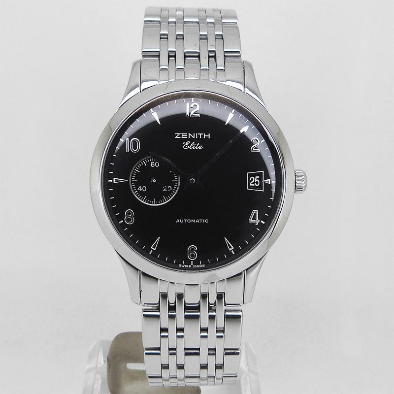 中古ゼニス【ZENITH】 02.1125.680/21 クラス エリート ブラック