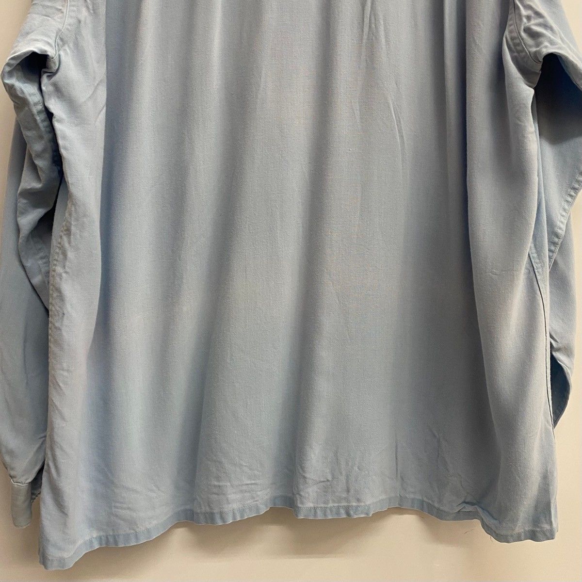 長袖シャツ ブルー