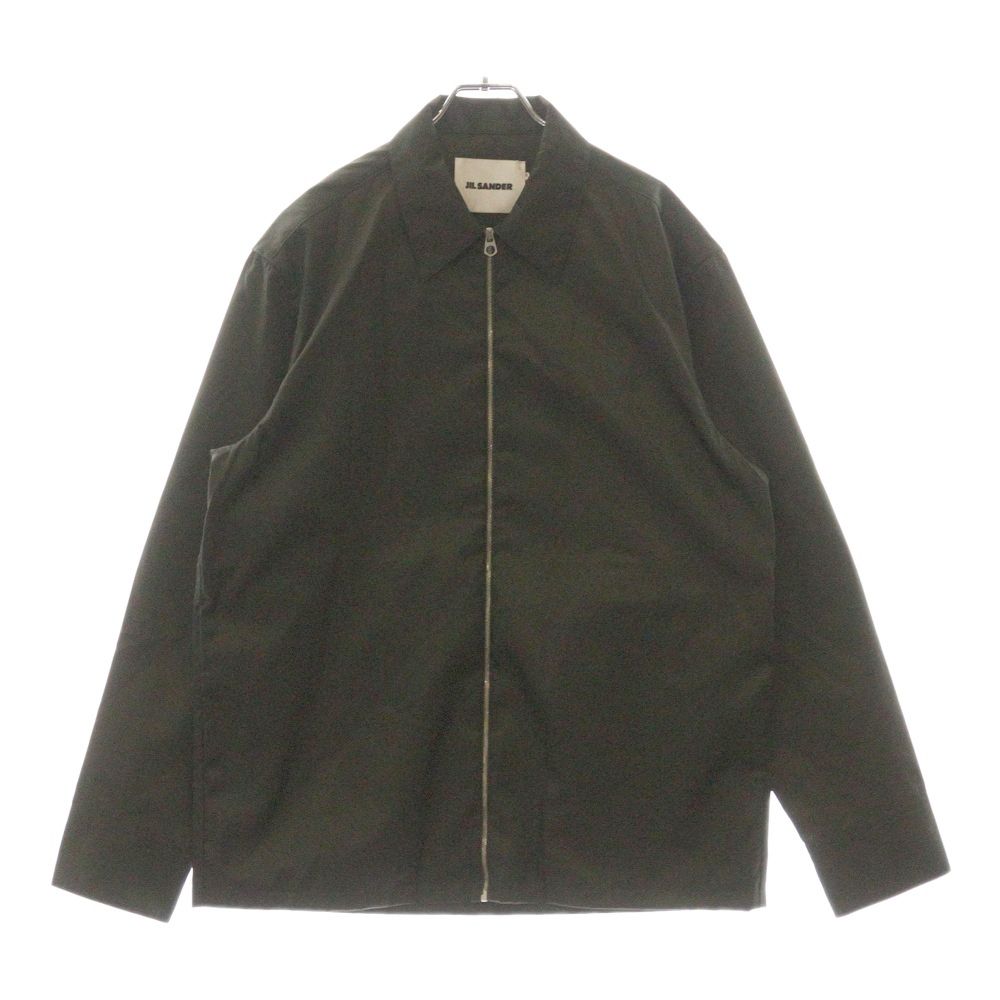 JIL SANDER ジルサンダー ナイロンツイル ジップ シャツジャッケット カーキ J22DLO301 J70147