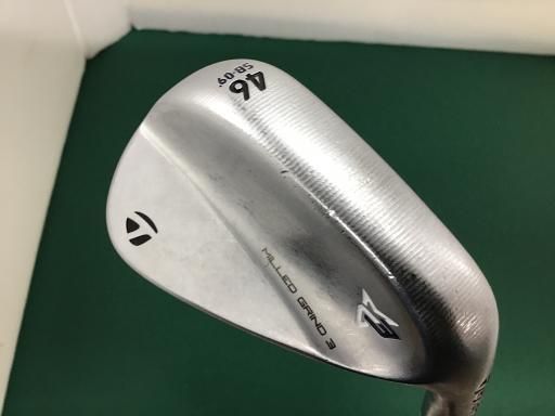 テーラーメイド Taylor Made MILLED GRIND 3 46°|09° ウェッジ WG 純正特注シャフト フレックスS メンズ 男性用 右利き 右用 Cランク ゴルフクラブ