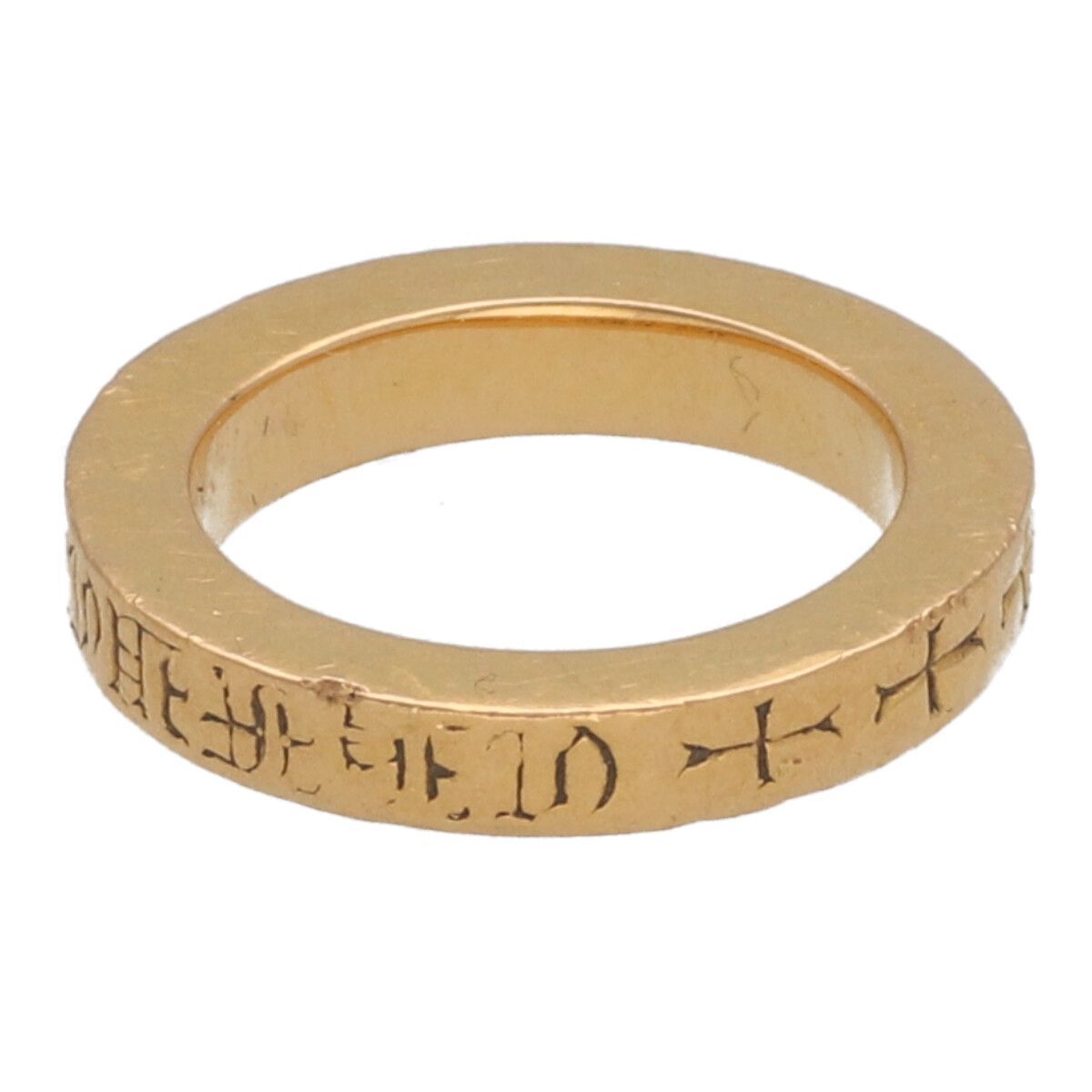 中古】 CHROME HEARTS クロムハーツ スペーサーリング 3MM 6.5号