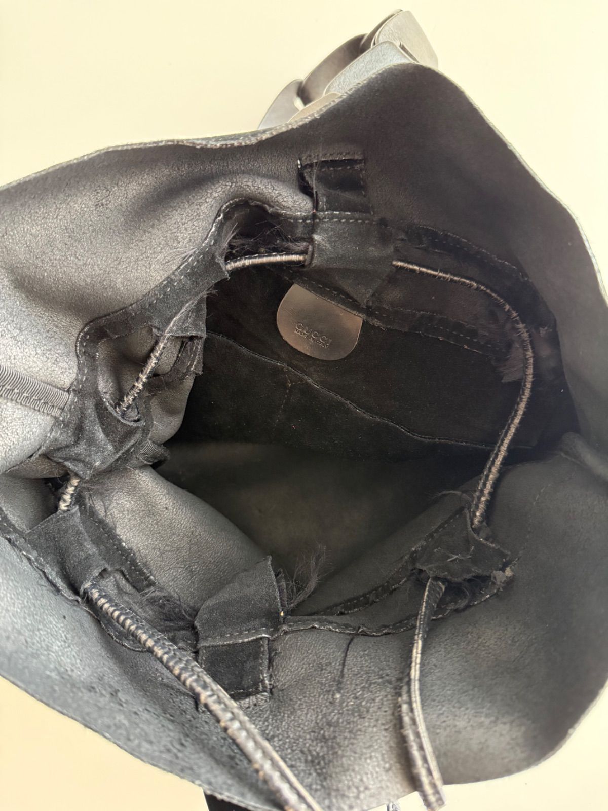SS1997 GUCCI LEATHER SHOULDER BAG グッチ archive アーカイブ レザー