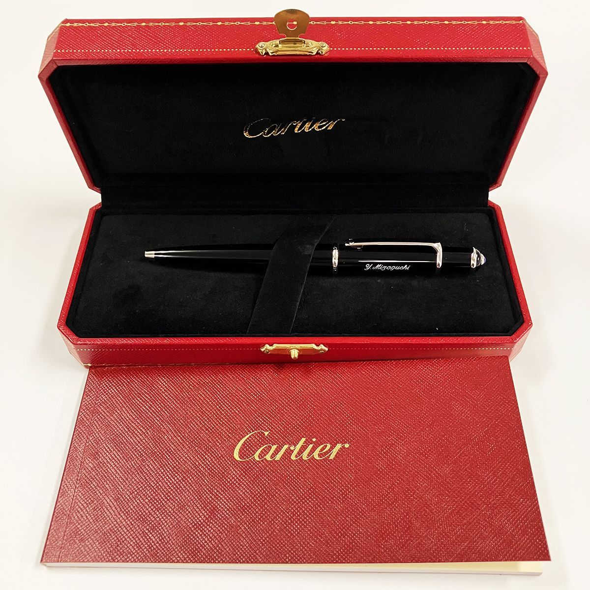 Cartier カルティエ ディアボロドゥカルティエ ボールペン ネーム刻印あり