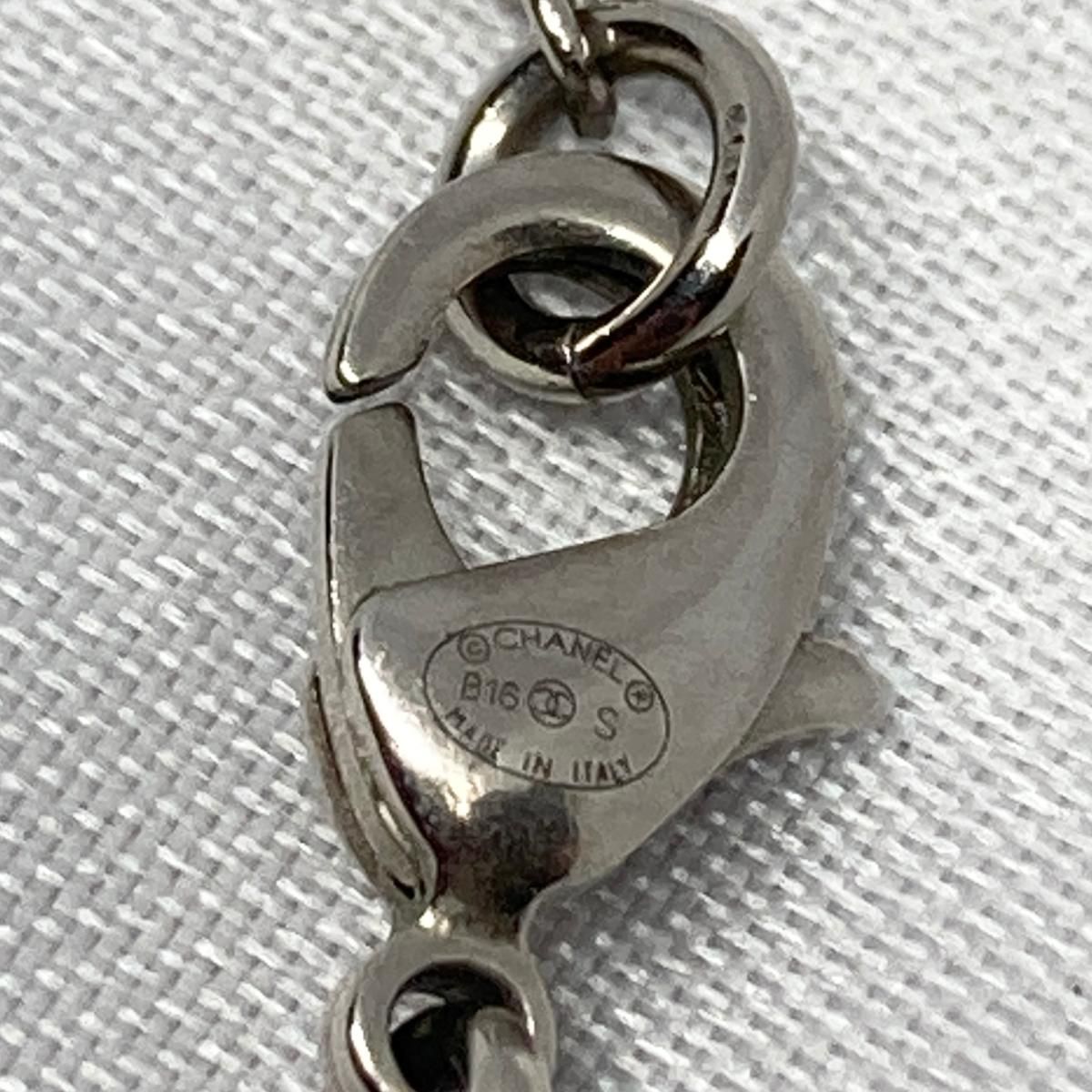 中古】 CHANEL （シャネル） B16S ココマーク ラインストーン 