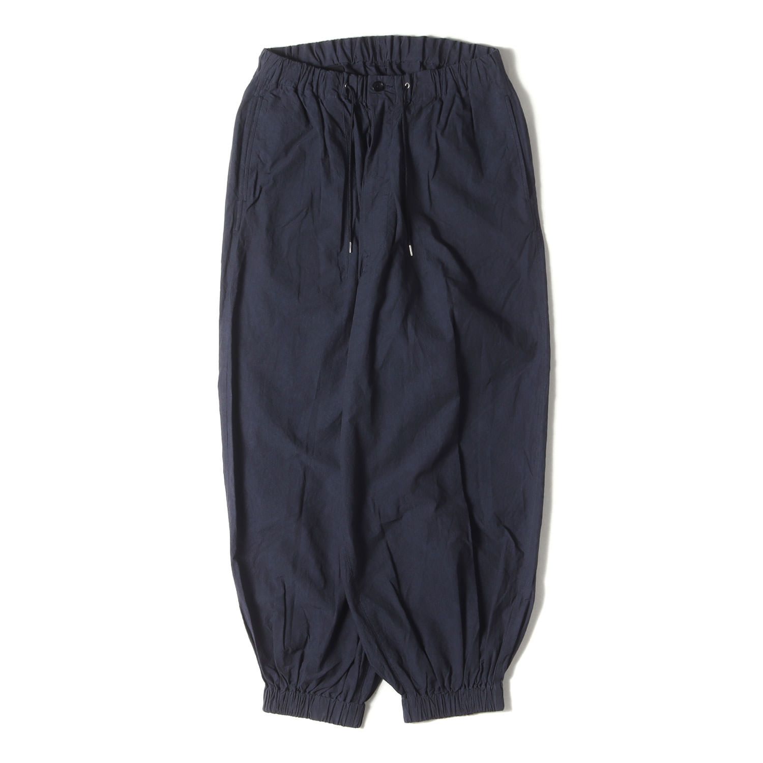 HAVERSACK ハバーサック パンツ ネイビー 紺 | 24SS ワンタック タイプライター イージーパンツ Typewriter Easy Pants | ボトムス ズボン メンズ