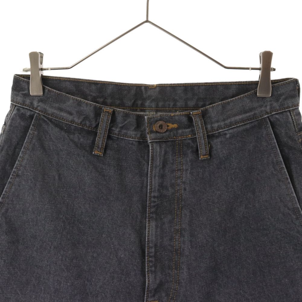 KAPITAL (キャピタル) 14ozブラック×キナリデニム ポートバギーパンツ