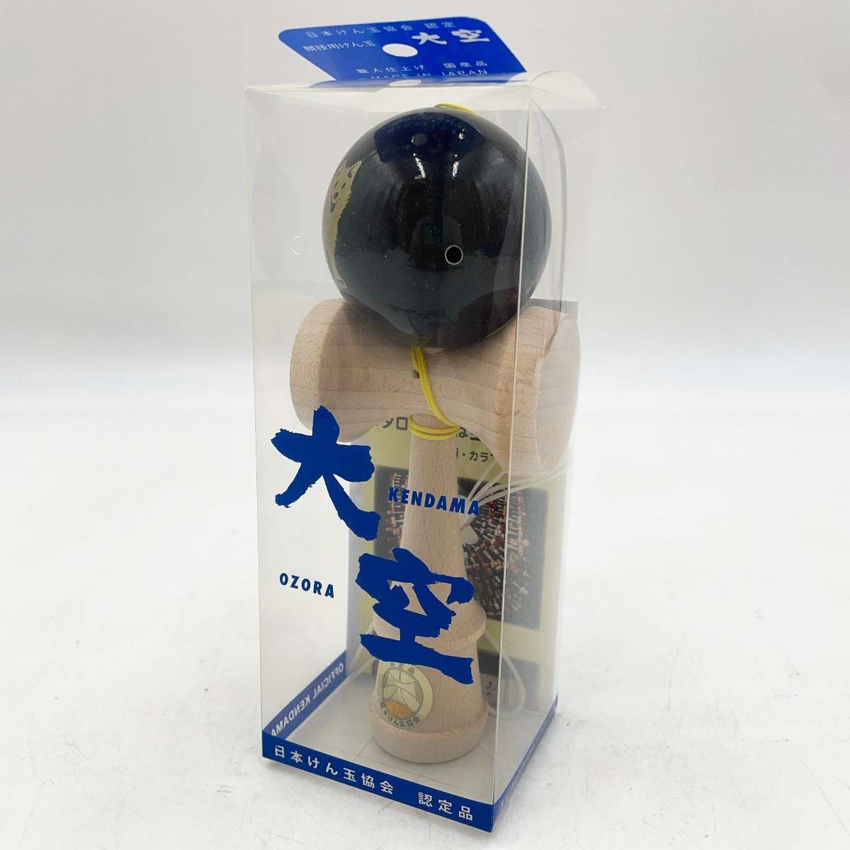 ♥ 山形工房 けん玉 大空 干支 戌年 いぬ タロ ジロは生きていた 日本けん玉協会認定品 ブラック