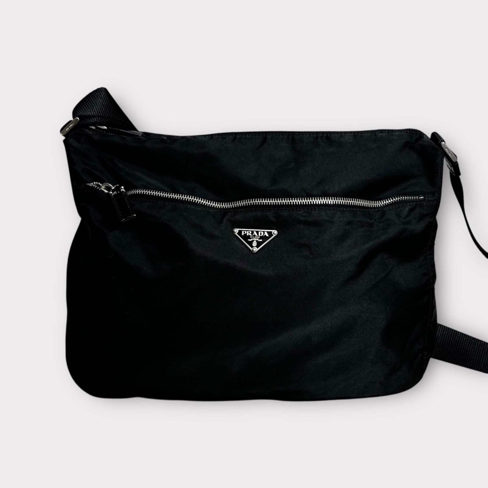 美品！PRADA プラダ テスートナイロン 三角ロゴ ショルダーバッグ 