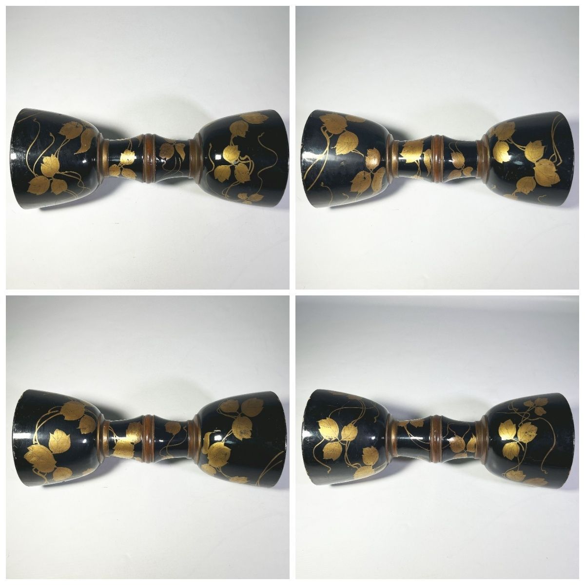 大鼓 小鼓 蒔絵 草花 鳥 葡萄 和楽器 能楽 長唄