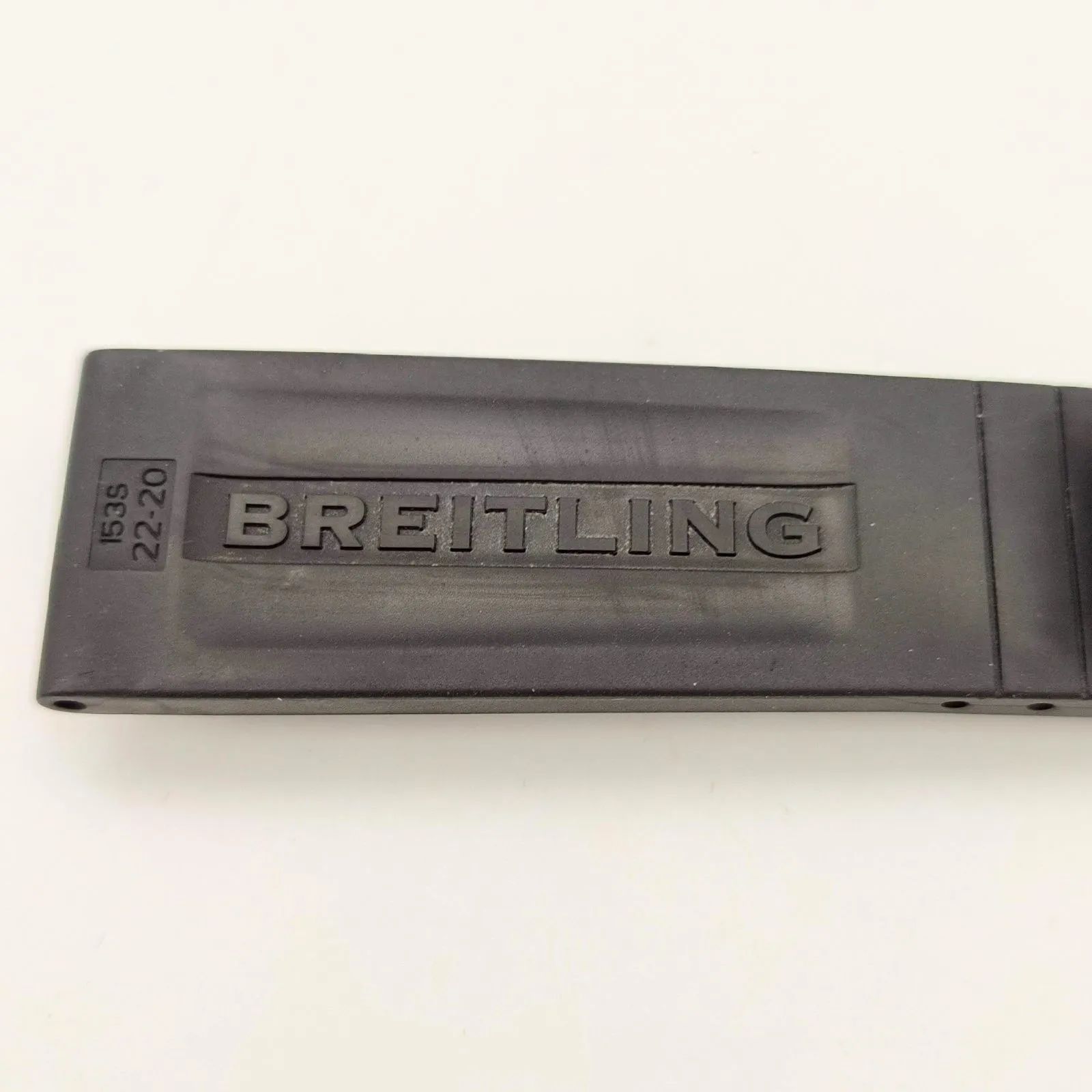 美品】BREITLING ブライトリング 純正ラバーベルト Dバックル 153S 22