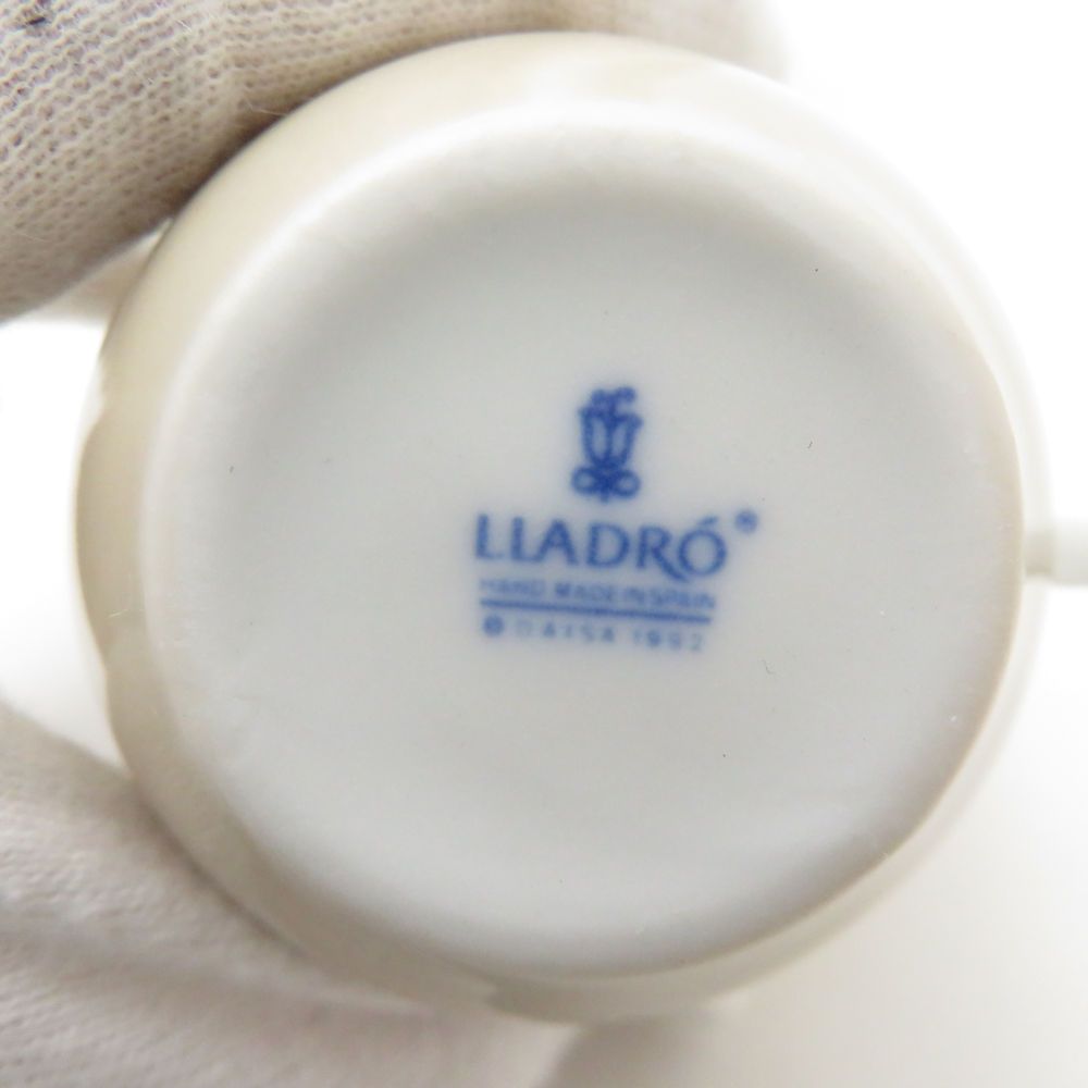 美品 LLADRO リヤドロ アヒル デミタスカップ＆ソーサー あひる 鳥  