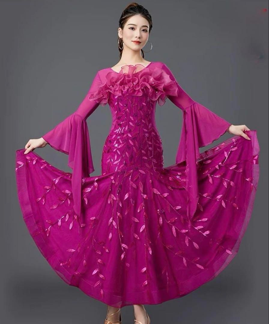 社交ダンス 衣装 スタンダードドレス スタンダード ドレス ワンピース