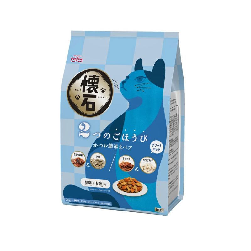 懐石 2つのごほうび かつお節添えペア 650g 10袋セット
