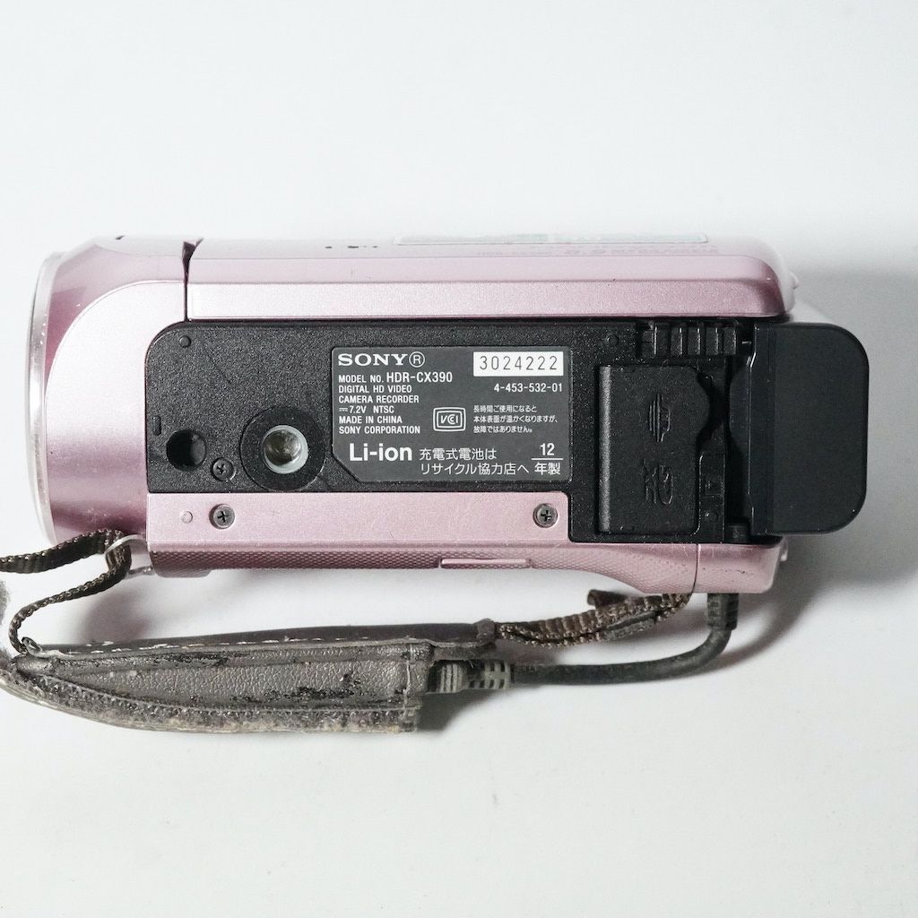  SONY ソニー HDR CX 390 ピンク 返金保証 2241 ビデオカメラ本体 ビデオカメラ
