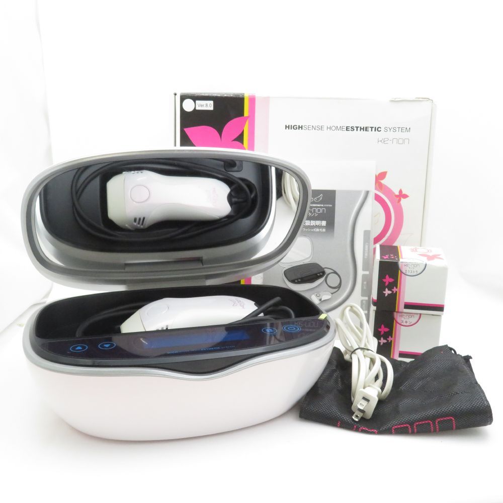 ケノン脱毛器　Ver.8.0 ケノンVer.8.0 ke-non ケノン ver8.0 フラッシュ式脱毛器 1点 家庭用
