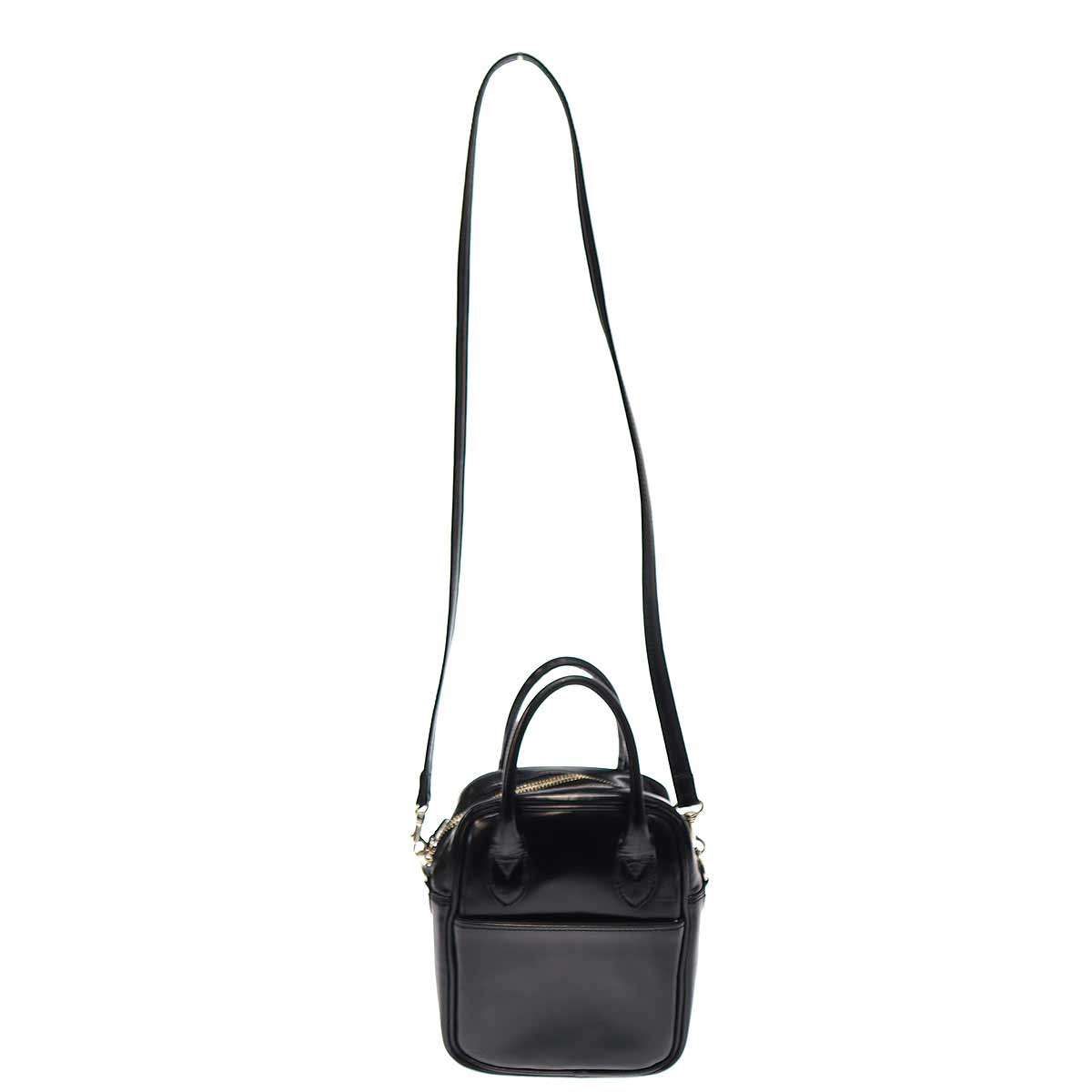 COMME des GARCONS コムデギャルソン 青山店 2WAYパテントレザーショルダーバッグ KZ-K 262 ブラック