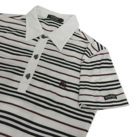 バーバリーブラックレーベル BURBERRY BLACK LABEL ポロシャツ ロゴ 
