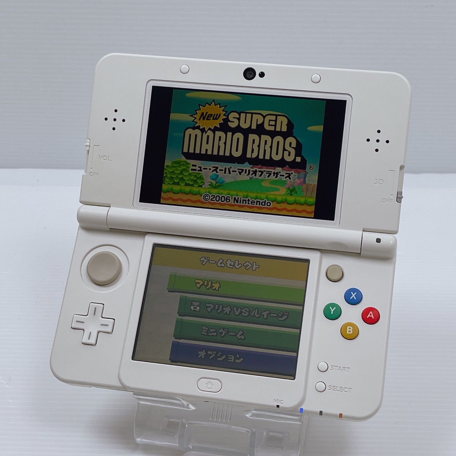 New ニンテンドー 3DS ホワイト 遊べるセット 外装 動作 済み ds 3ds 3DS 任天堂