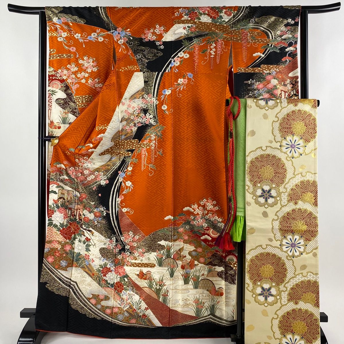 正絹 袋帯未使用品440cm値下げ最終 くわしい