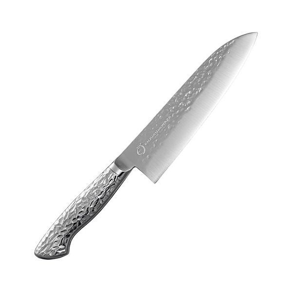 よこやま 燕熟の技 オールステンレス槌目三徳包丁 刃渡り18cm EJRK-3000