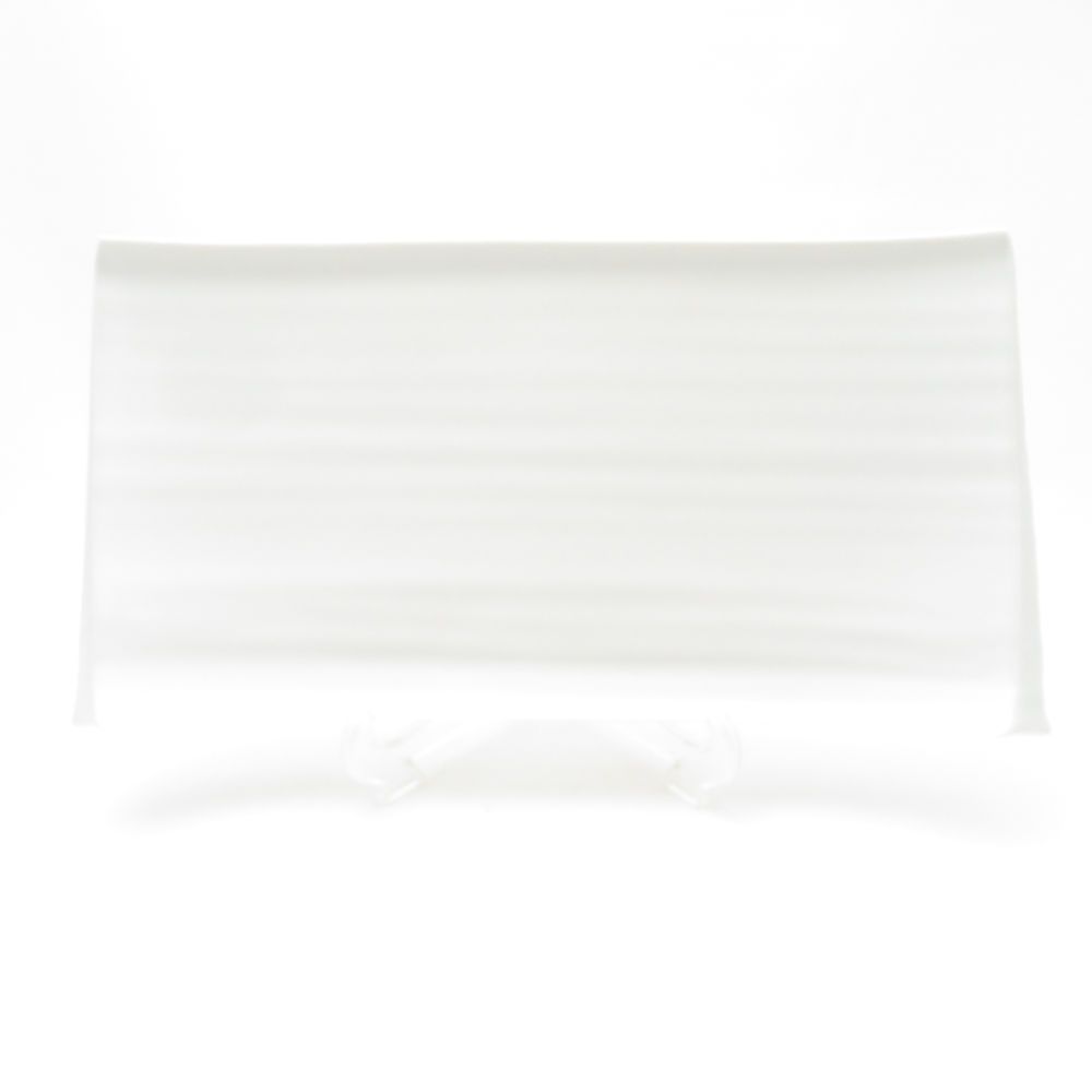 Satoshi Takaku 高久敏士 長方形皿 34cmプレート 大皿 白磁 SC9203F2