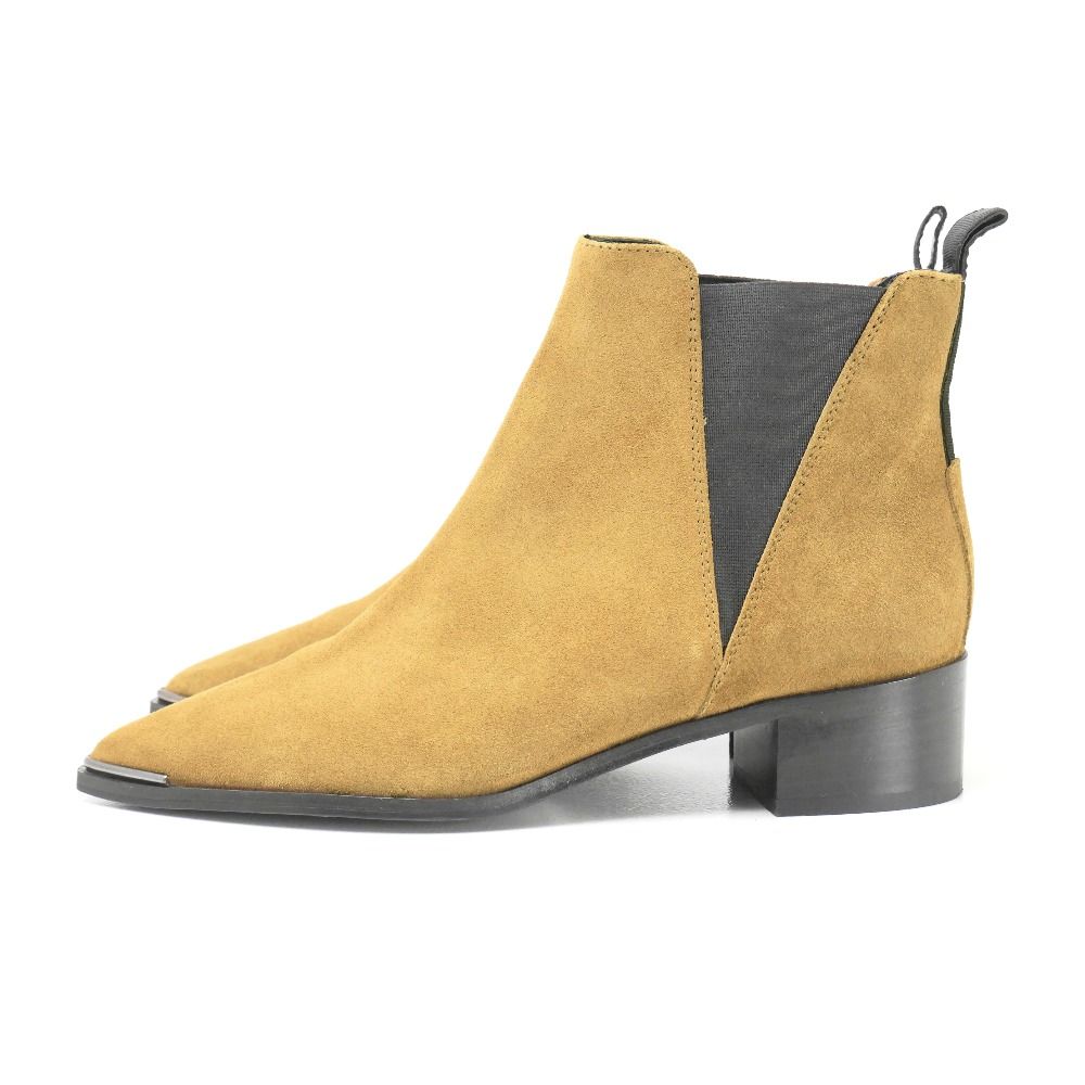 acne studios サイドゴアブーツ　レザー　イタリア　23cm ACNE STUDIOS アクネストゥディオズ 183 サイドゴア メタル