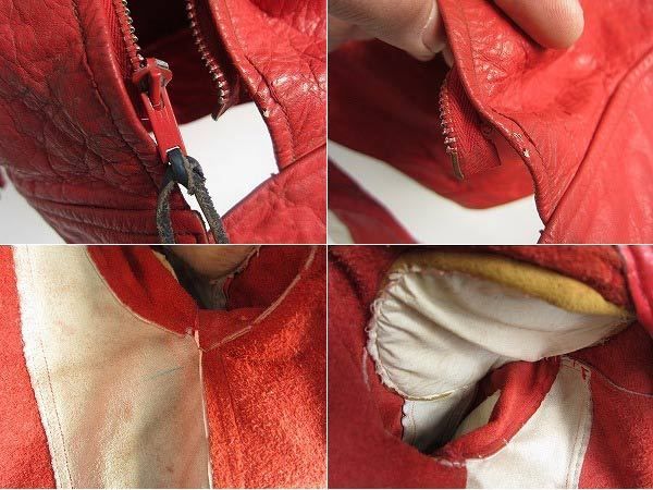 子供用 ライダースジャケット 赤系 レザージャケット キッズ 子供服 ビンテージ ディスプレイ 店舗什器 インテリア D128-18-1003ZVW WWW_NOITHATQUANGTHANH_NET