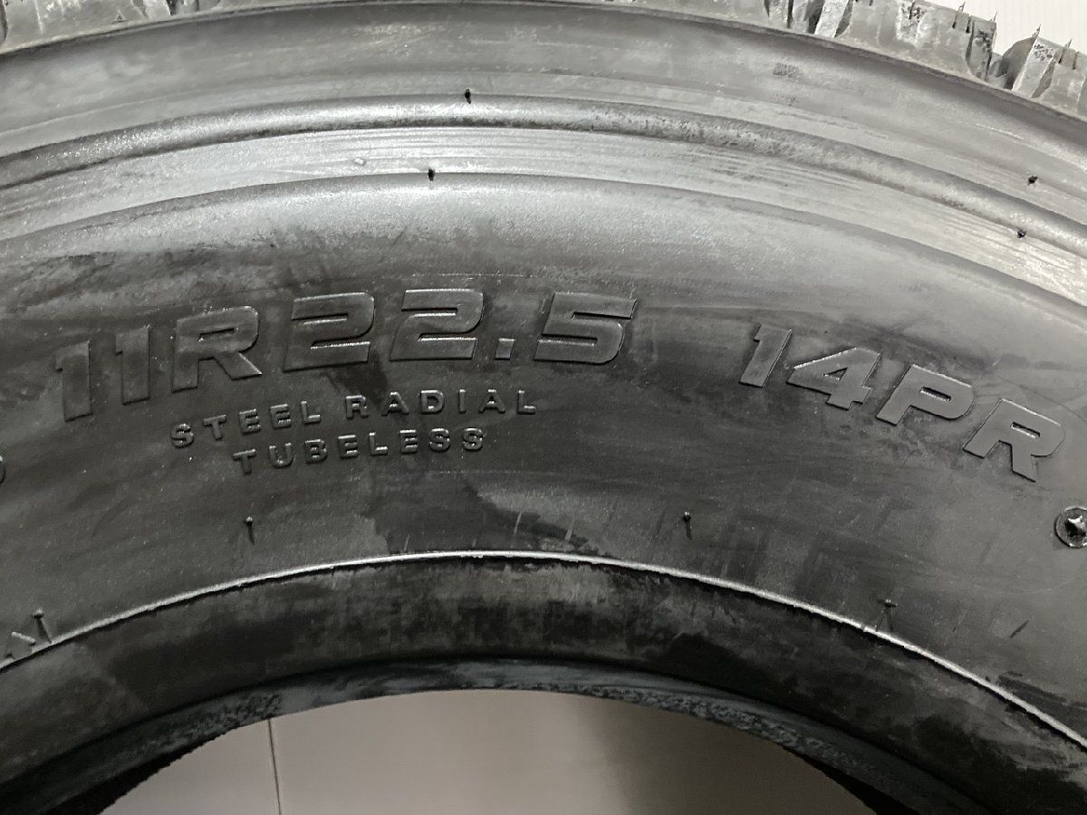 札幌発 引取OK 新品 DUNLOP SP002 11R22.5 14PR 22.5インチ トラックタイヤ 2本 22年製 地山 大型トラック ダンプ　 (JRC001)