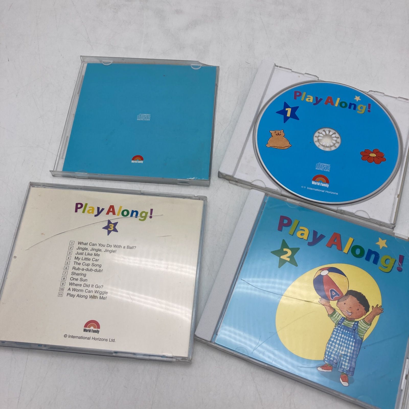 2011年購入 プレイアロング CD・DVD　字幕あり　ディズニー英語システム　DWE　Disney　ワールドファミリー　中古　307009