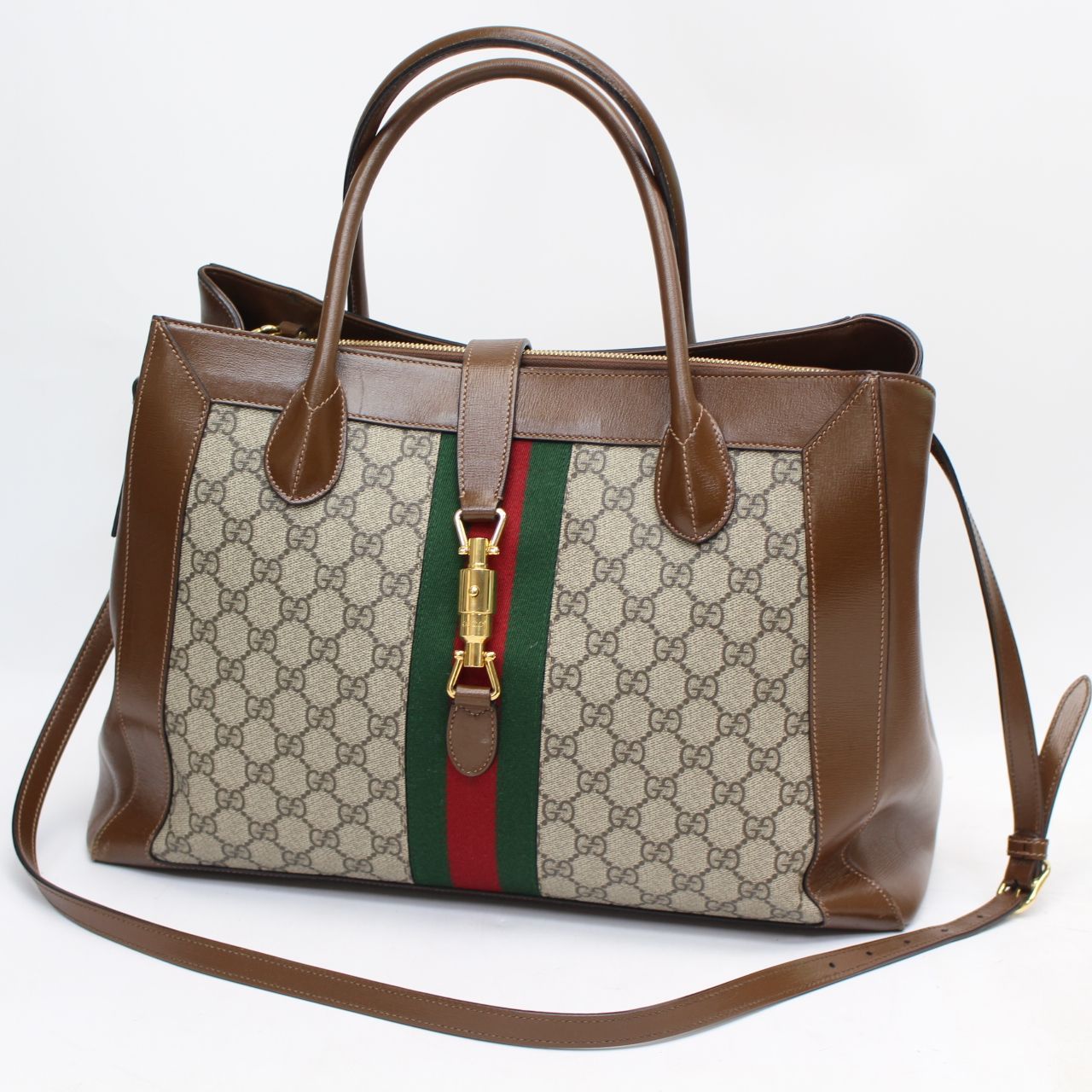 IS186)【美品】グッチ GUCCI ジャッキー1961 2WAY トートバッグ 