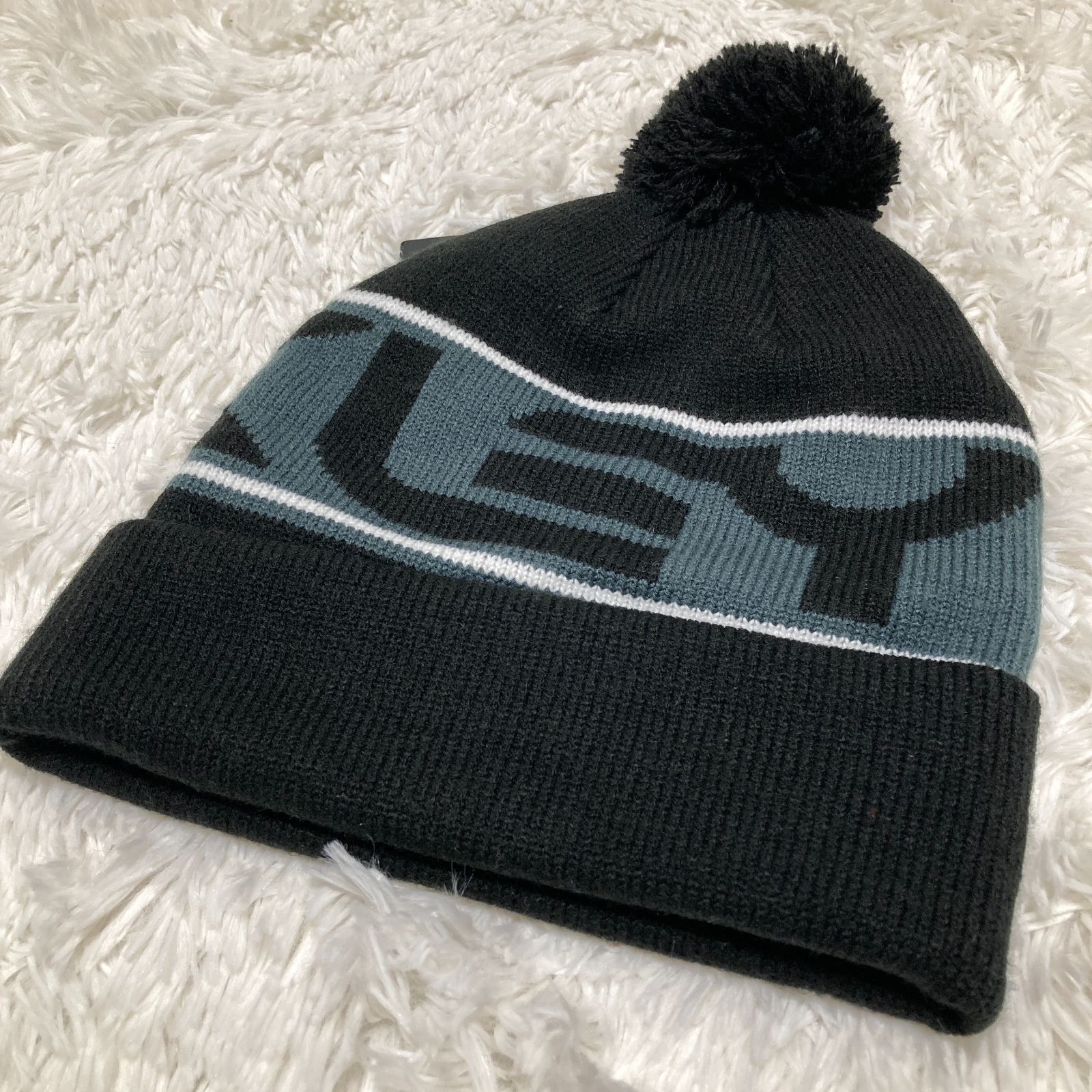 品多く ポンポン 刺繍 オークリー OAKLEY 00s ニット帽 帽子 正ちゃん 品多く ポンポン 刺繍 オークリー OAKLEY 00s ニット帽 帽子 正ちゃん