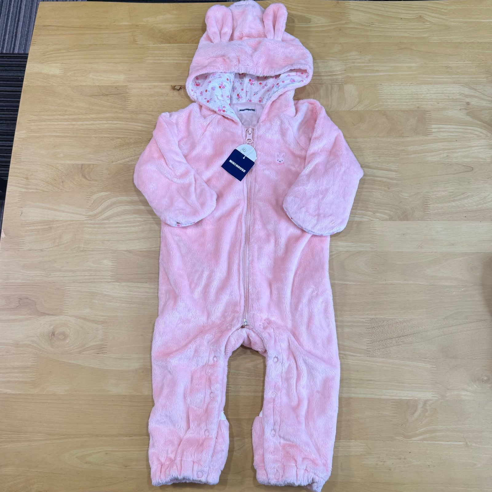 新品タグ付き◎ミキハウスジャンプスーツ◎サイズ60〜80 - メルカリ