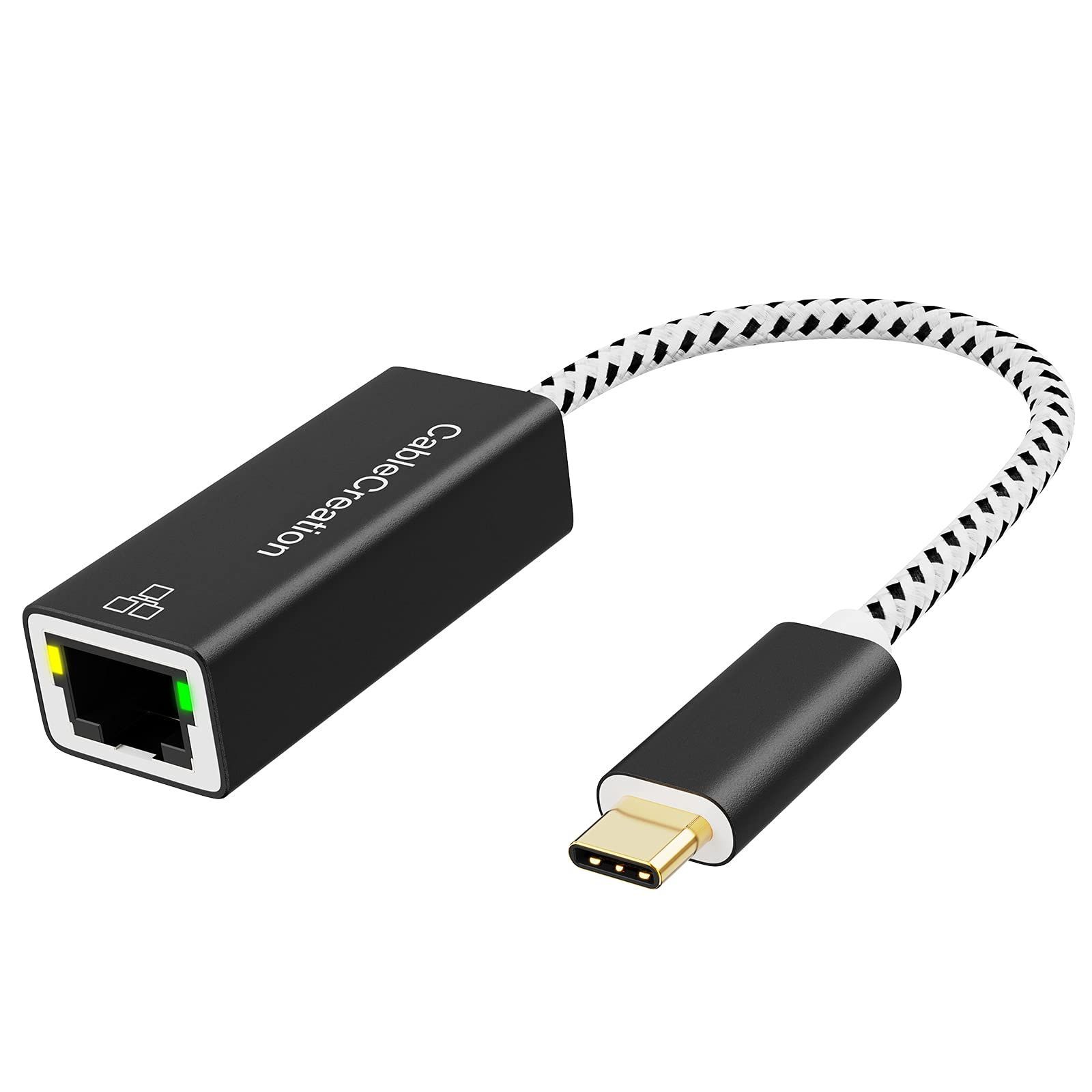 【人気商品】1Gbps Cat5 高速イーサネットThunderbolt 変換アダプタ 3搭載 LAN LAN LAN C アダプタ Type MacBook USB Pro/iPad CableCreation アダプター Pro/Dell/Samsung