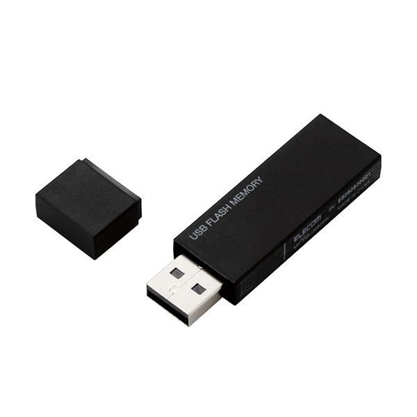 まとめ エレコムキャップ式USBメモリ 32GB ブラック MF-MSU2B32GBK 1個 ×3セット