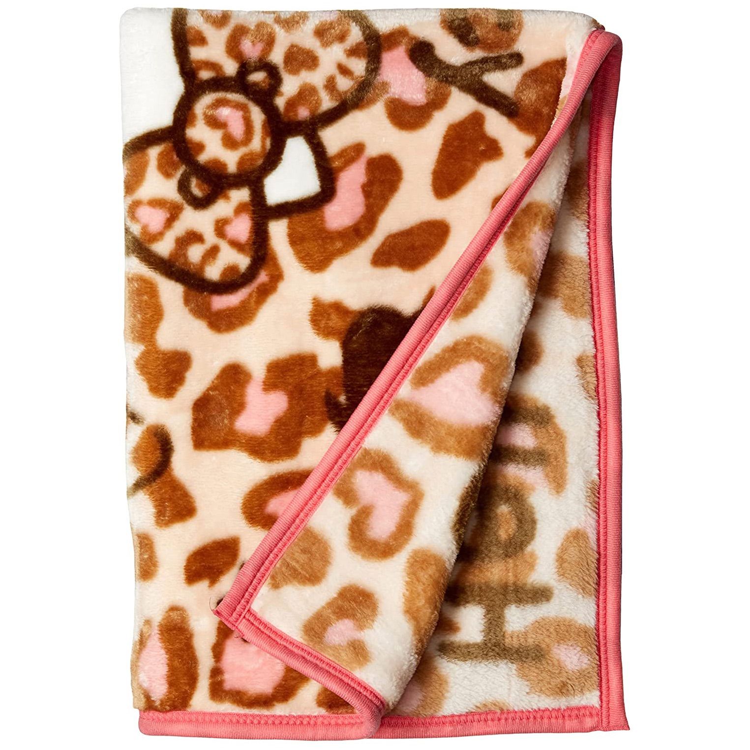 ⭐︎レア⭐︎希少⭐︎90年代当時品⭐︎ハローキティ 毛布 ピンク レオパード柄 ⭐︎レア⭐︎希少⭐︎90年代当時品⭐︎ハローキティ 毛布 ピンク