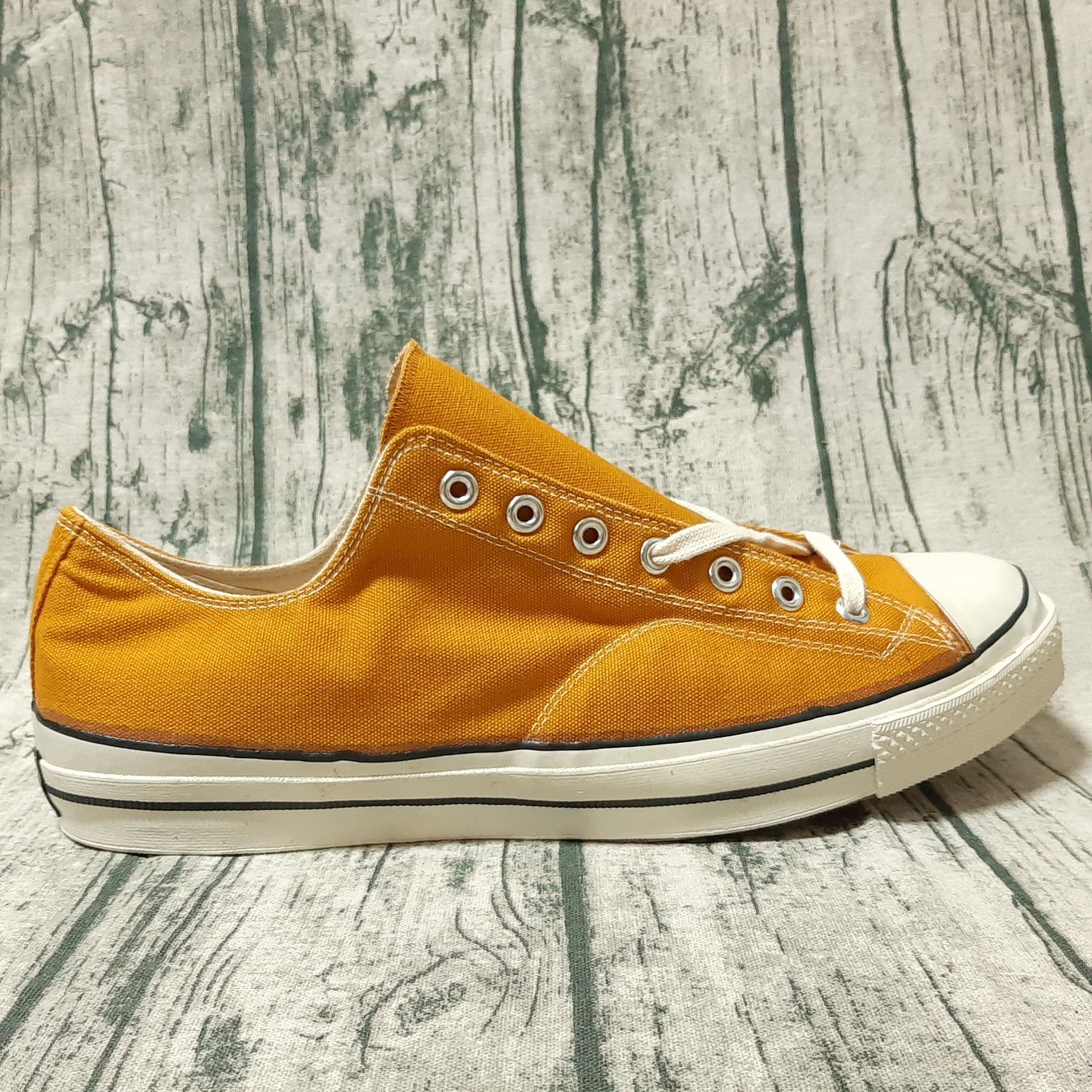 US 14.5】70s 一つ星 CONVERSE CHUCK TAYLOR マスタード からし