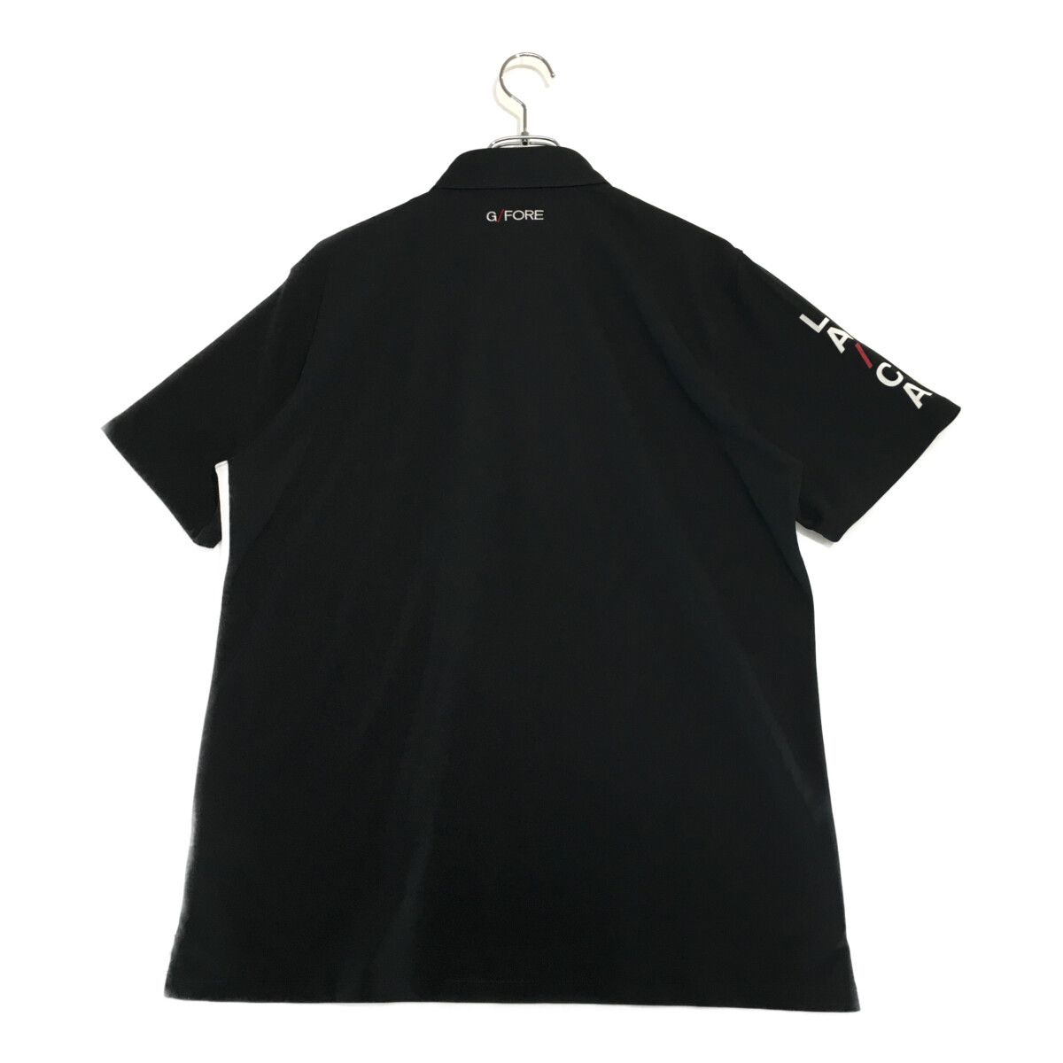 未使用品 メンズ ジーフォア G/FORE 半袖ポロシャツ 3(LL) 黒