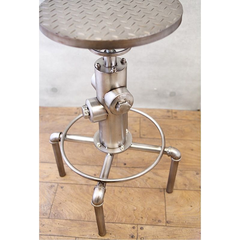 男前インテリア インダストリアルメタルチェアー スツール 椅子 腰掛け