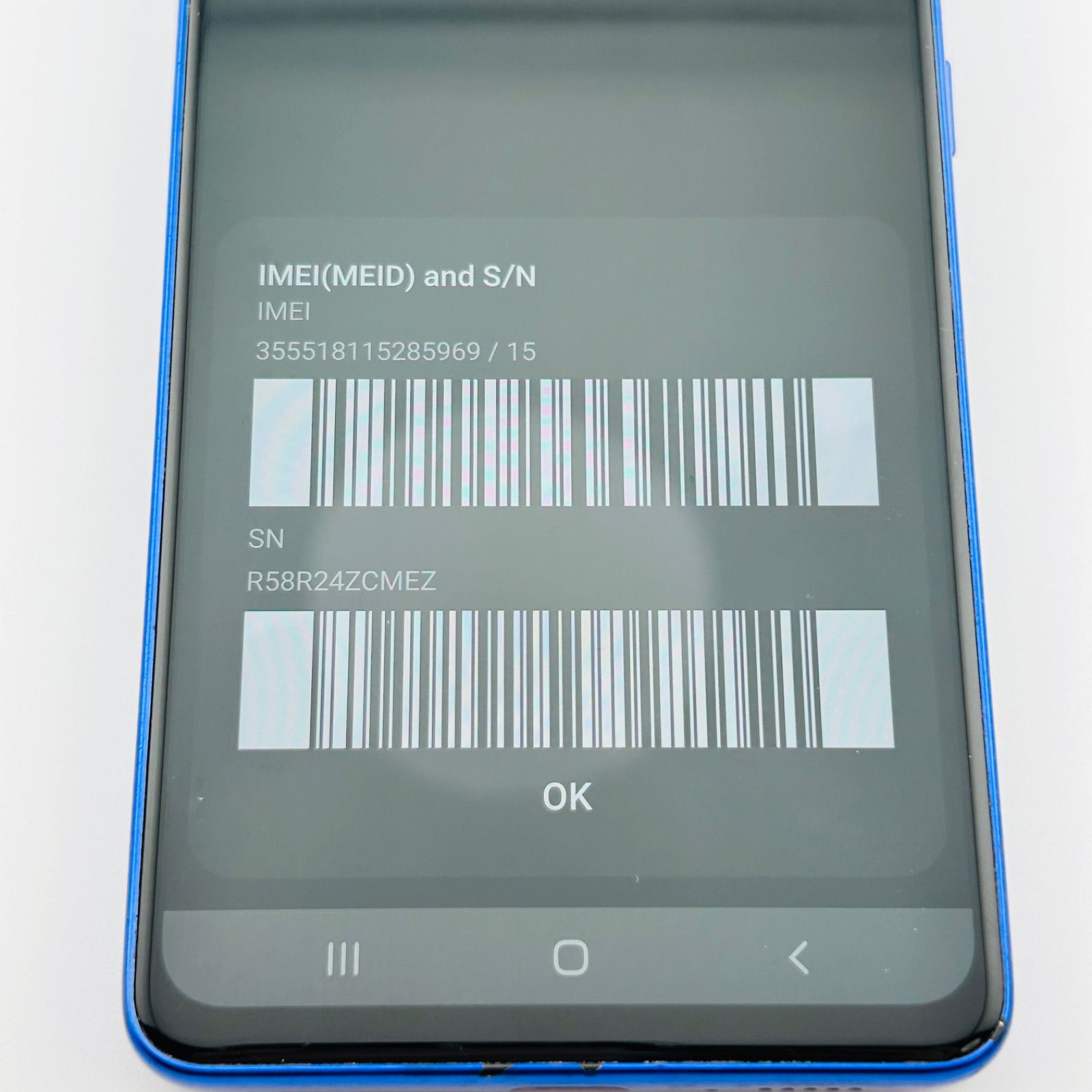 バッテリー良好 Galaxy A41 64 GB ブルー SIMフリー(simロック