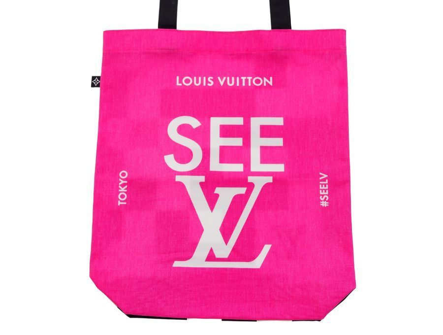 ルイヴィトン ノベルティ #SEELV トートバッグ SEELV展 TOKYO
